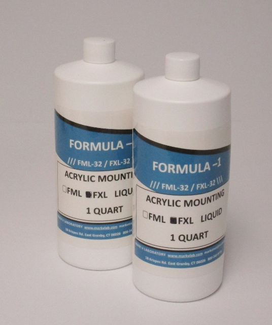 Mark V lab SAMPLMOUNT FAST CURE LIQUID HARDENER, 64 OZ.